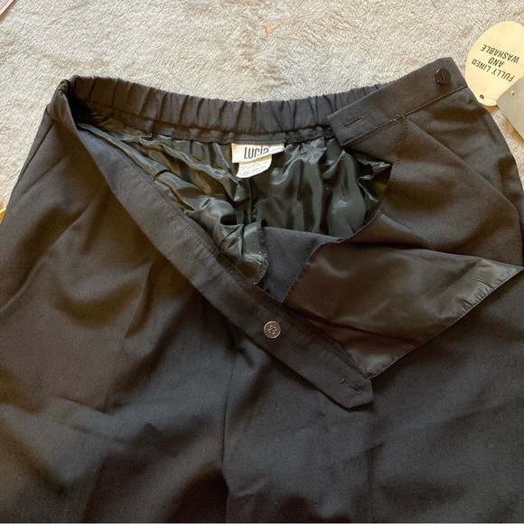 Vintage Lucia Deadstock Pleated Trousers | Fully Lined and Machine Washable - Picture 7 of 12